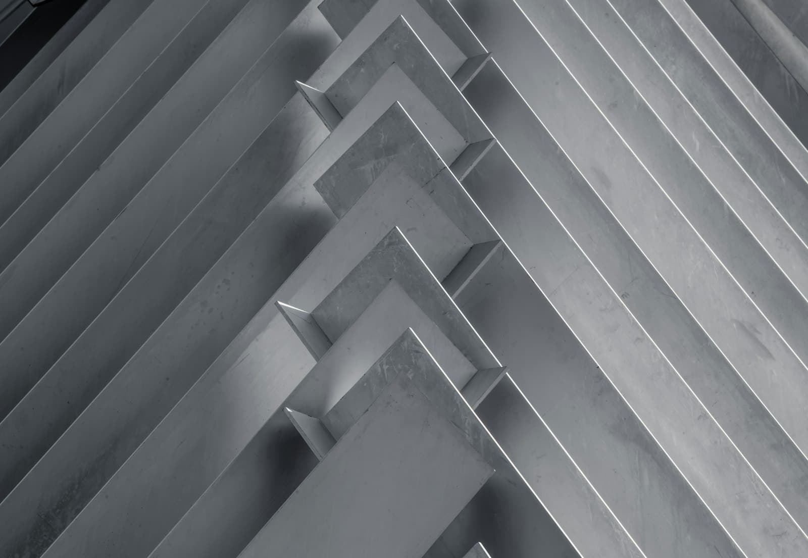 A stack of metal sheets
